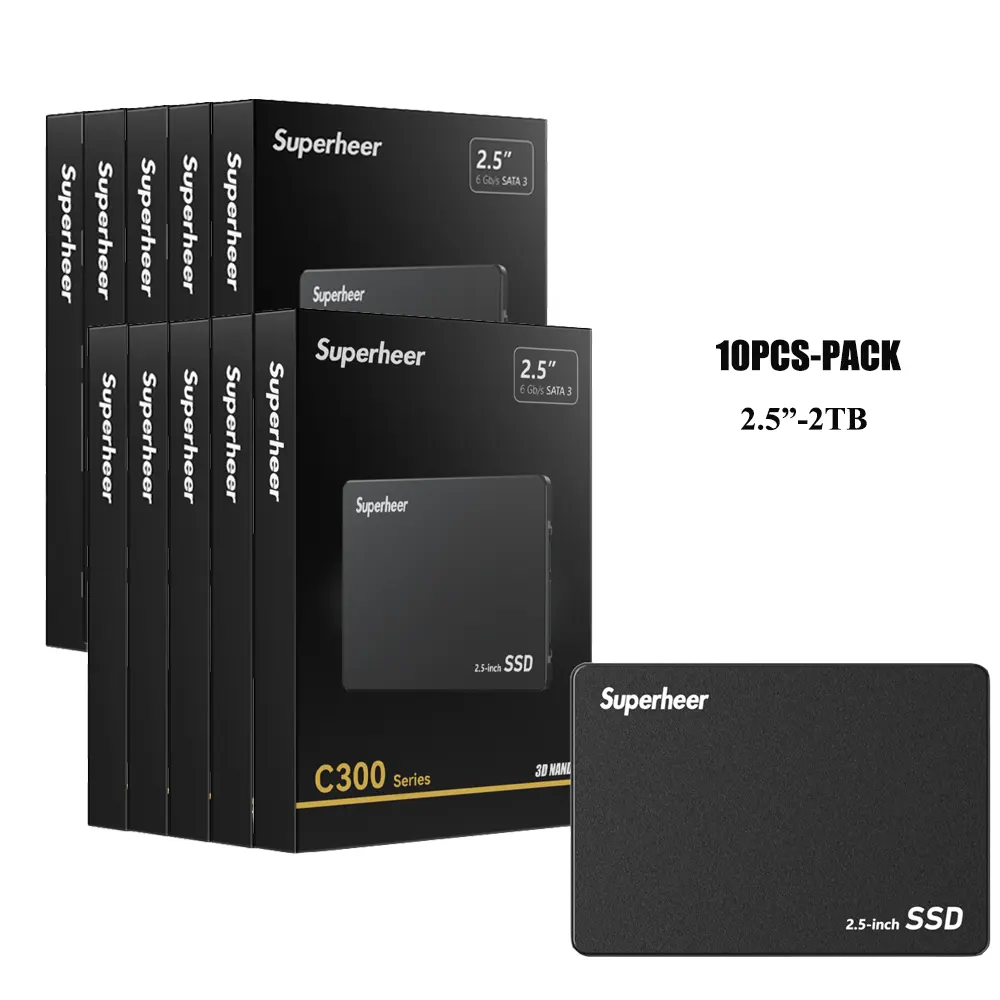 Superheer 100 Original Internal Computer Hardware Solid State Drive Interface Sata 3 0 Hard Disk 2 5 Inch 128GB Ssd Laptop Black