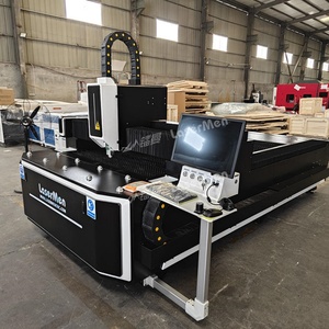 Découpeuse de laser de mélange de fibre et de CO2 avec la représentation de coût élevé pour la LM-1530CF en acier et acrylique - Product Image 5