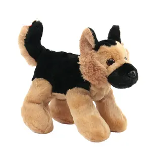High quality stuffed animal dog plush german shepherd