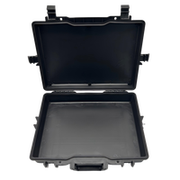 Estuche Protector de Plástico Rígido ABS IP67 a Prueba de Agua con Espuma para Computadora Portátil de 17 Pulgadas y Reloj