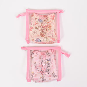 Wholesale Price PVC Cosmetic Makeup Casual <b>Storage</b> <b>Bag</b> Waterproof Clear Double-Layer <b>Zipper</b> Fashionable Lady Cute Makeup <b>Bag</b> - Product Image 2