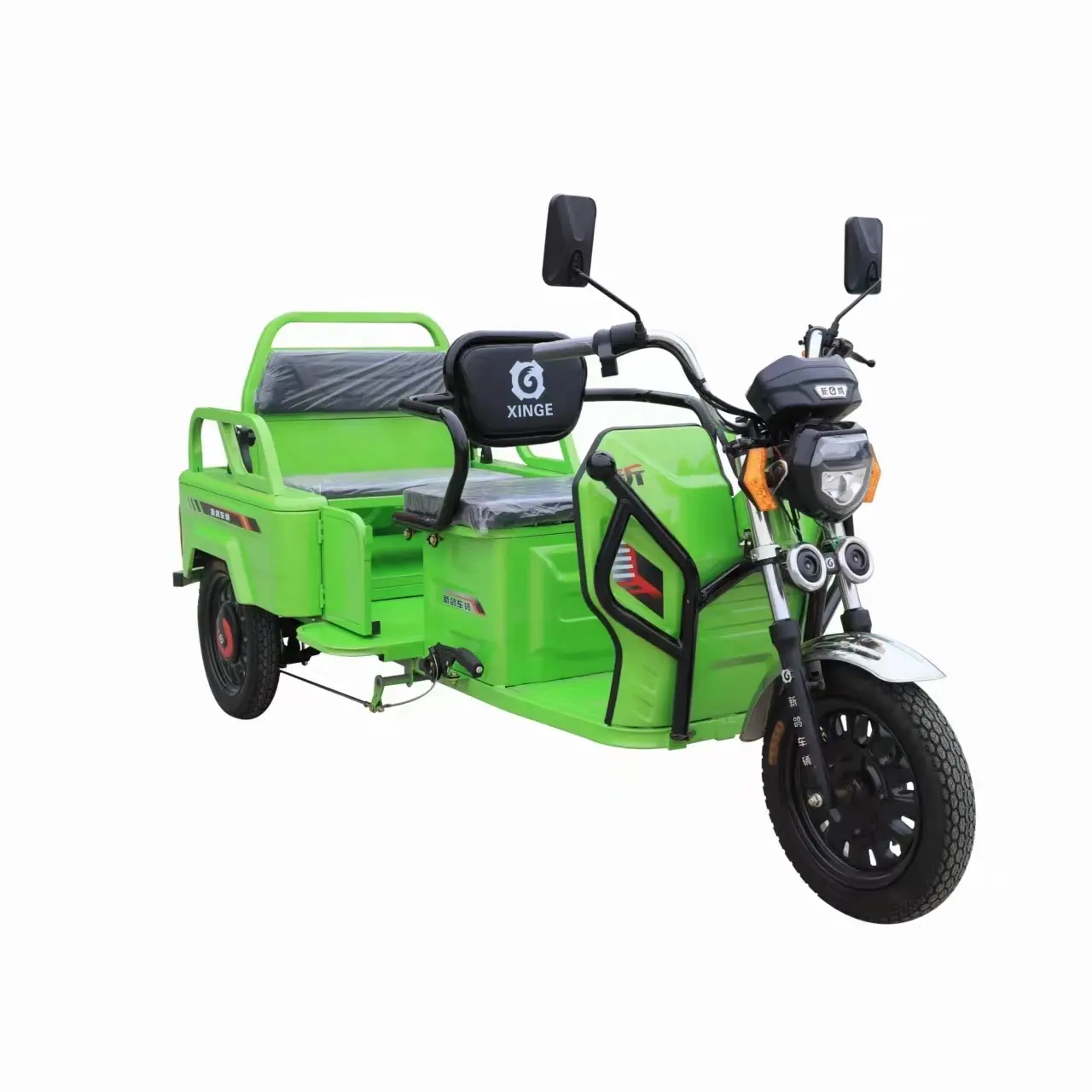 Family Use Electric Cargo Trike Commercial 3 Wheel Motorcycle Passengers Seat Electric Tricycles for Sale