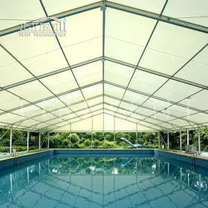 20X35m Im Freien Weiße PVC Schwimmbad Abdeckung Sport Zelt für Verkauf