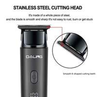 Tondeuse à cheveux DALING DL-1902, fournitures de barbier, tondeuse à cheveux professionnelle pour hommes, tondeuse à cheveux haute vitesse avec écran LCD