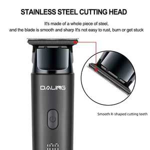 Cortadora de Pelo <span class=keywords><strong>DALING</strong></span> DL-1902, Suministros de Barbería, Máquina Profesional para Cortar el Cabello para Hombres, Recortadora de Alta Velocidad con Pantalla LCD - Product Image 5