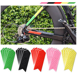 Pegatina de protección de marco de <span class=keywords><strong>bicicleta</strong></span> de fibra de carbono plegable de <span class=keywords><strong>montaña</strong></span>, pegatina de cadena protectora de silicona de horquilla delantera - Product Image 6