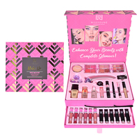 Trousse de Maquillage Professionnel Complète : Fards à Paupières, Rouges à Lèvres, Crayons à Sourcils, Gloss, Blush, Enlumineur, Mascara et Fond de Teint