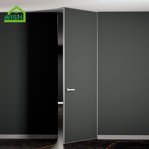 Porta a Scomparsa di Design Moderno con Telaio in Alluminio di Alta Qualità, Porta Nascosta Composita Adatta per Interni Senza Telaio - Product Image 2