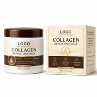 Masque capillaire infusé à la kératine, sans sulfate, biologique, naturel, hydratant, lissant, formule réparatrice pour la brillance