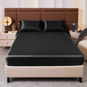 Ensemble <span class=keywords><strong>de</strong></span> literie minimaliste <span class=keywords><strong>de</strong></span> couleur unie, <span class=keywords><strong>drap</strong></span>-housse doux <span class=keywords><strong>et</strong></span> respirant avec taies d'oreiller, linge <span class=keywords><strong>de</strong></span> lit <span class=keywords><strong>de</strong></span> style moderne <span class=keywords><strong>et</strong></span> simple pour la chambre à coucher - Product Image 4