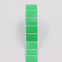 Papier thermique autocollant de couleur verte, résistant à l'eau, à la chaleur et à la lumière, papier d'impression d'étiquettes thermiques, logo, machine volante, autocollant d'étanchéité de boîte