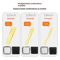 Éminceur multifonctionnel pour fruits et légumes, trancheuse à pommes de terre, hachoir, ustensile de cuisine, machine manuelle à faire des chips de pommes de terre, usage commercial en cuisine