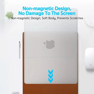 Nouveau Style en cuir pochette <span class=keywords><strong>pour</strong></span> <span class=keywords><strong>ordinateur</strong></span> portable <span class=keywords><strong>pour</strong></span> Macbook Air Pro <span class=keywords><strong>13</strong></span> 14 15.6 16 <span class=keywords><strong>pouces</strong></span> <span class=keywords><strong>ordinateur</strong></span> portable pochette <span class=keywords><strong>pour</strong></span> <span class=keywords><strong>ordinateur</strong></span> portable <span class=keywords><strong>housse</strong></span> - Product Image 3