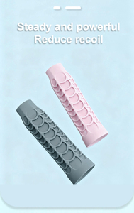Poignée de raquette de pickleball ergonomique antidérapante, revêtement en silicone hautement élastique, résistant à la transpiration, réduction des vibrations, ajustement confortable pour tous - Product Image 6