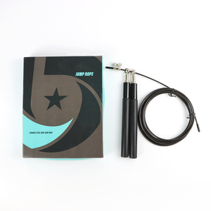 <span class=keywords><strong>Corde</strong></span> <span class=keywords><strong>à</strong></span> <span class=keywords><strong>sauter</strong></span> haute performance avec câble en acier de 2,5 mm, poignée en aluminium, réglable jusqu'<span class=keywords><strong>à</strong></span> 3 m, équipement de fitness et d'entraînement sportif unisexe de haute qualité - Product Image 1