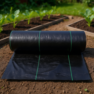 Lámina Tejida para Control de Malezas GardenTec, 4 pies x 25 pies, Transpirable y Duradera, Cubierta para Suelo de Jardín, para Huertos - Product Image 2
