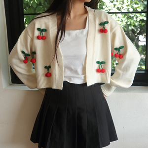 Áo cardigan len dệt kim nhẹ, thiết kế logo tùy chỉnh OEM, dành cho nữ, mùa hè, mỏng, dáng rộng, dệt kim thủ công - Product Image 3