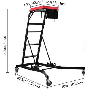 Creeper de moteur automobile pliable à hauteur réglable sur le moteur pour l'atelier de <span class=keywords><strong>carrosserie</strong></span> ou le <span class=keywords><strong>garage</strong></span> à domicile - Product Image 4