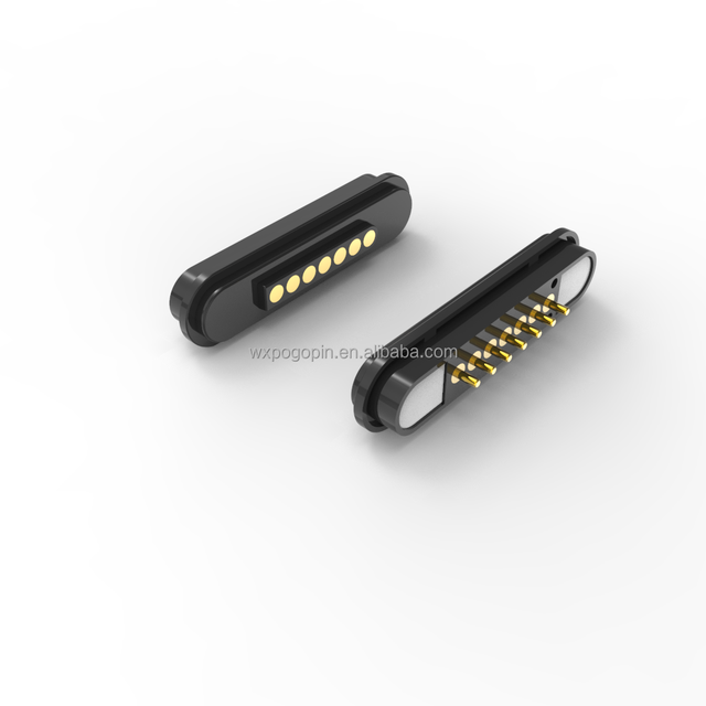 Factory Customized Pogo Pin Magnetic Charging 7pin Magnetic Connector Single Pin Adsorption Charging Head