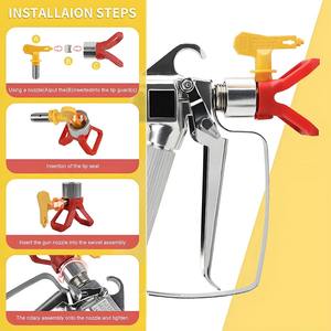 Pistola de Pulverización sin Aire de Alta Presión, Equipo de Acero Inoxidable de Calidad, Equipo de Pulverización de Pintura en Oferta - Product Image 6