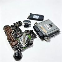 Kit de clés ECU TCU EIS d'occasion pour Mercedes Benz Classe C W205 Mild Hybrid, référence OE A2649001300, kit informatique d'origine démonté
