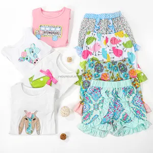 2024 Fashion Girls Clothing Sets Cotton With Custom Applique Big Sister Outfit From Gold Supplier For Kids Clothes