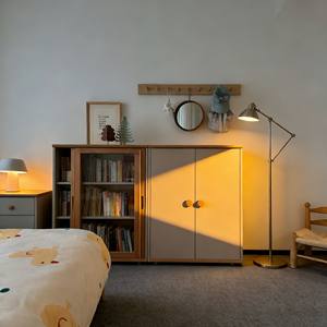 Armoire de rangement modulaire pour enfants MUJU, en bois moderne, respectueuse de l'environnement, adaptée aux enfants, coins arrondis, étagère ouverte, 5+ tiroirs, salon - Product Image 3