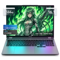 Portátil de 16 Pulgadas Equipado con Procesador Intel I7 y Tarjeta Gráfica RTX 3050 de 6GB, Ideal para Edición de Video y Juegos