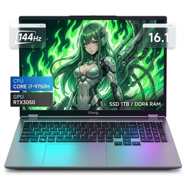 16-inch Model Equipped with Intel I7 Processor RTX 3050 6GB Graphics Card This Laptop Is Suitable for Video Editing and Gaming