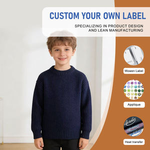 Vêtements d'hiver pour <span class=keywords><strong>tout</strong></span>-petits, <span class=keywords><strong>pull</strong></span> oversize à pois pour enfants, poche intégrée, respirant, <span class=keywords><strong>pull</strong></span> en tricot pour bébé - Product Image 1