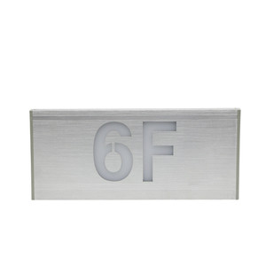 Señal de salida de emergencia Señal luminiscente Evacuación Señales luminosas de seguridad de aluminio para escuelas Centros comerciales Estaciones de estacionamiento - Product Image 5