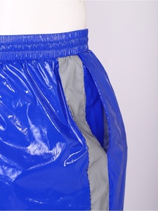 Men Designer Waterproof Sweat Pants Zipper Crotch Reflective Stripe Straight-Leg <b>Trousers</b> Athletic Pants For Cycling <b>Swimming</b> - Product Image 4