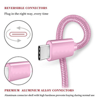 Adaptador de carga rápida tipo C de 100W, Cable DE DATOS USB C trenzado de nailon para ordenador, reloj inteligente, escáner de código de barras para teléfono móvil, auricular