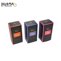 Emballages écologiques recyclables en carton noir et or pour cosmétiques, cadeaux en gros pour flacons de parfum, soins de la peau, taille personnalisée