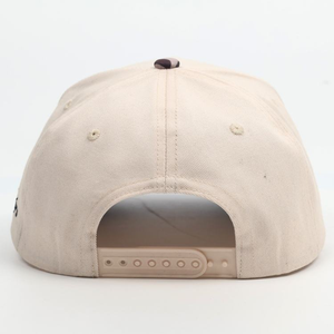 Casquette Snapback Structurée 5 Panneaux en Toile OEM de Haute Qualité, Bicolore, Style Hip Hop, pour l'Extérieur, avec Visière Camouflage, Chapeau de Golf A-Frame - Product Image 5