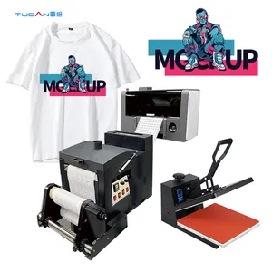 Printer Inkjet A3 dtf printer untuk T-shirt mesin cetak pet transfer panas xp600 30 cm pencetak dtf