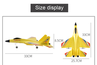 Samtoy 2.5ch jouets volants incassable EPP RC avion radiocommandé avions mousse planeur télécommande mousse chasseur avion jouet