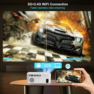2025 Cheap Smart <b>LED</b> Portable Mini Home <b>Projector</b> With Android 13 WiFi/BT 5.0 720P for Sale H69 Home <b>Projectors</b> for Sale - Product Image 2
