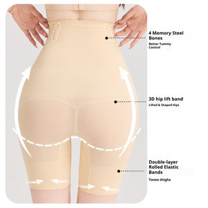 <span class=keywords><strong>Fajas</strong></span> <span class=keywords><strong>de</strong></span> compresión <span class=keywords><strong>de</strong></span> Control firme sin costuras <span class=keywords><strong>para</strong></span> <span class=keywords><strong>mujer</strong></span>, pantalones cortos moldeadores <span class=keywords><strong>de</strong></span> doble Barriga, levantador <span class=keywords><strong>de</strong></span> glúteos, entrenador <span class=keywords><strong>de</strong></span> cintura transpirable, faja - Product Image 4