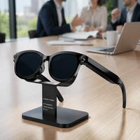 Lunettes Intelligentes de Traduction Instantanée IA avec Double Caméra 5.3 et Monture Métallique pour la Communication en Voyage