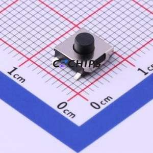 UK-B0230-G3.7-B-250 Tactile Switch SMD-5P,6.2x6.2mm Switch Single Pole Single Throw Round Button 2.5N Vertical Mount - Product Image 1
