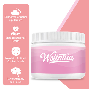 Wslinttia Sakinlik ve Rahatlama Arttırıcı, Ahududu Limon Aromalı Magnezyum L-theanin Aşvagandha Sakinleştirici Toz - Product Image 2