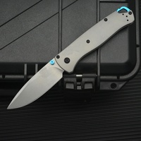 Draagbare Outdoor Edc Tool Vouwmes Stalen Mes Survival Pocket Mes Titanium Legering Handvat Voor Kamperen Dagelijks Gebruik Oem