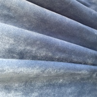Tissu de velours italien en velours néerlandais de couleur unie rideau canari sac housse de canapé tissu de coussin en velours