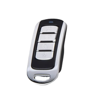 Télécommande d'origine à 4 boutons argentés HCS301 pour porte de garage, portail, barrière, émetteur YET074