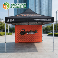 Tentes de livraison rapide pour événements 3*6 10*20ft, Tente de réception professionnelle 600D Oxford 10x20, Tente de salon commercial, Gazebo extérieur imperméable