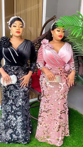 Alta Qualidade Mulheres Evening <span class=keywords><strong>Prom</strong></span> Dresses Maxi Long Sleeve Evening Dresses Maxi Party Dress - Product Image 3