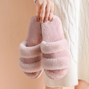 Pantuflas de Algodón para Otoño/Invierno 2025, Pantuflas de Interior Silenciosas de Felpa para Parejas, Antideslizantes para el Hogar - Product Image 2