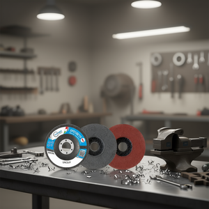 Disques à lamelles Fervi Specialty 115 mm sans fer pour la finition des métaux - Product Image 3