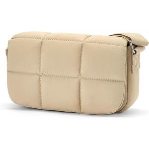 Crossbody Shoulder Bag Women's Winter Soft Padded Lightweight <b>Quilted</b> Nylon Puffy Handbag - Product Image 6